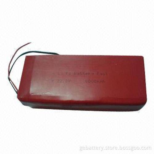 8Ah Lithium-polymer Battery Pack, 22.2V Voltage